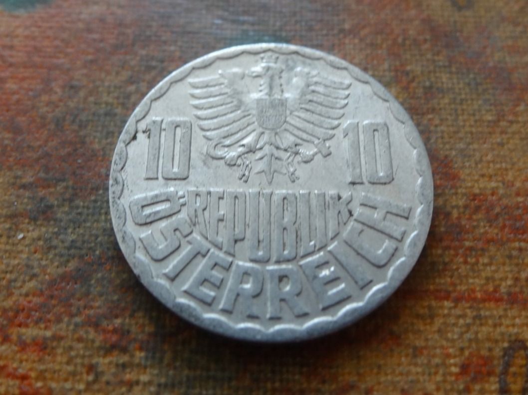 Tutti le monete: AUTRICHE  10  Groschen  1955 – Usato da Romanel-sur-Lausanne venduto da Swift13 1