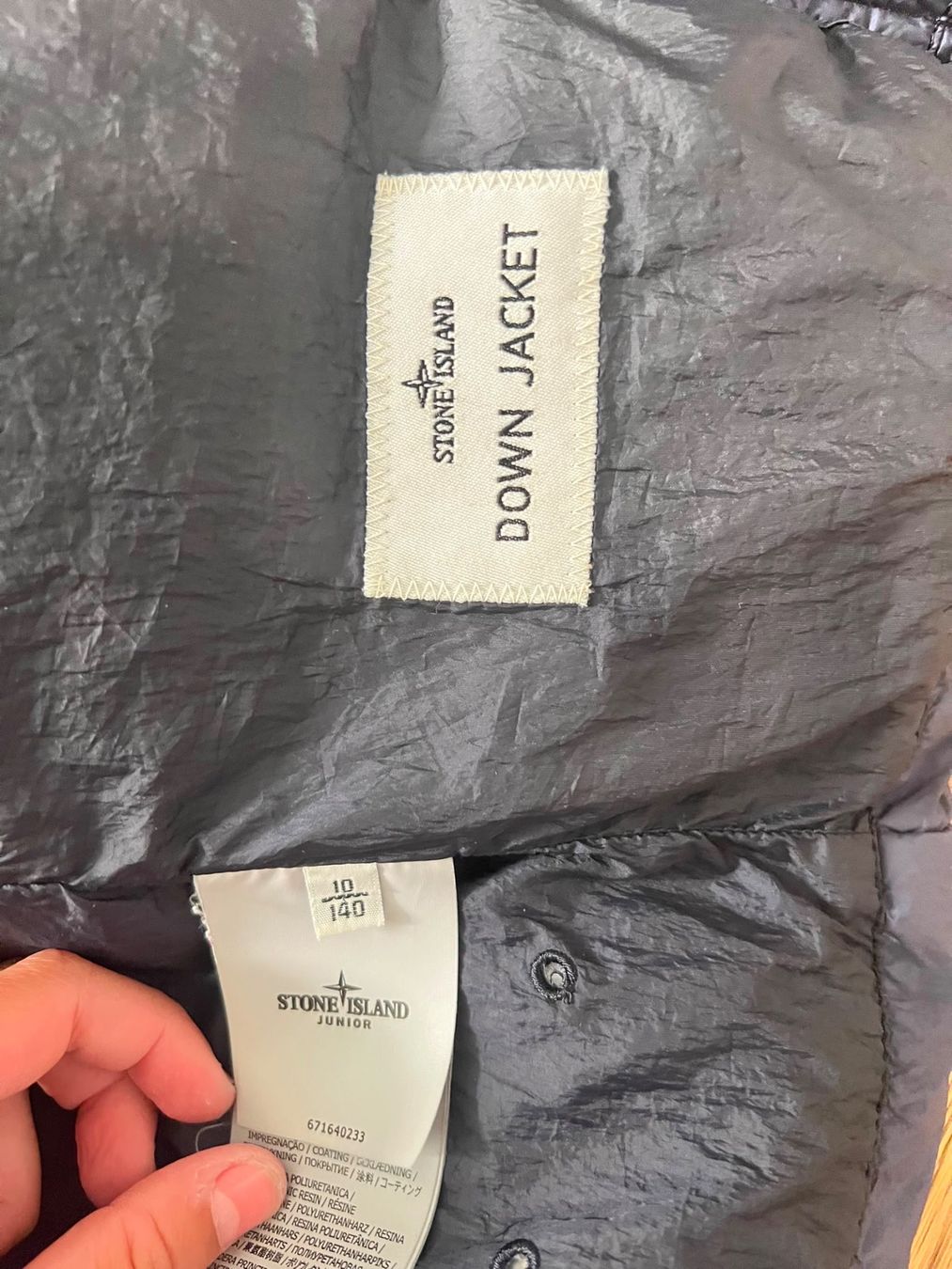 Stone Island Jacken & Mäntel: Steppjacke Stone Island Junior Grösse 140 dunkelblau – Gebraucht aus Riehen von lischi73 2
