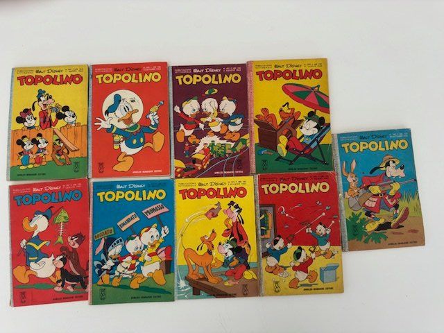 Fumetti: 9  TOPOLINI ANNI 1963 BUONI E RARI – Usato da Davesco-Soragno venduto da kappas