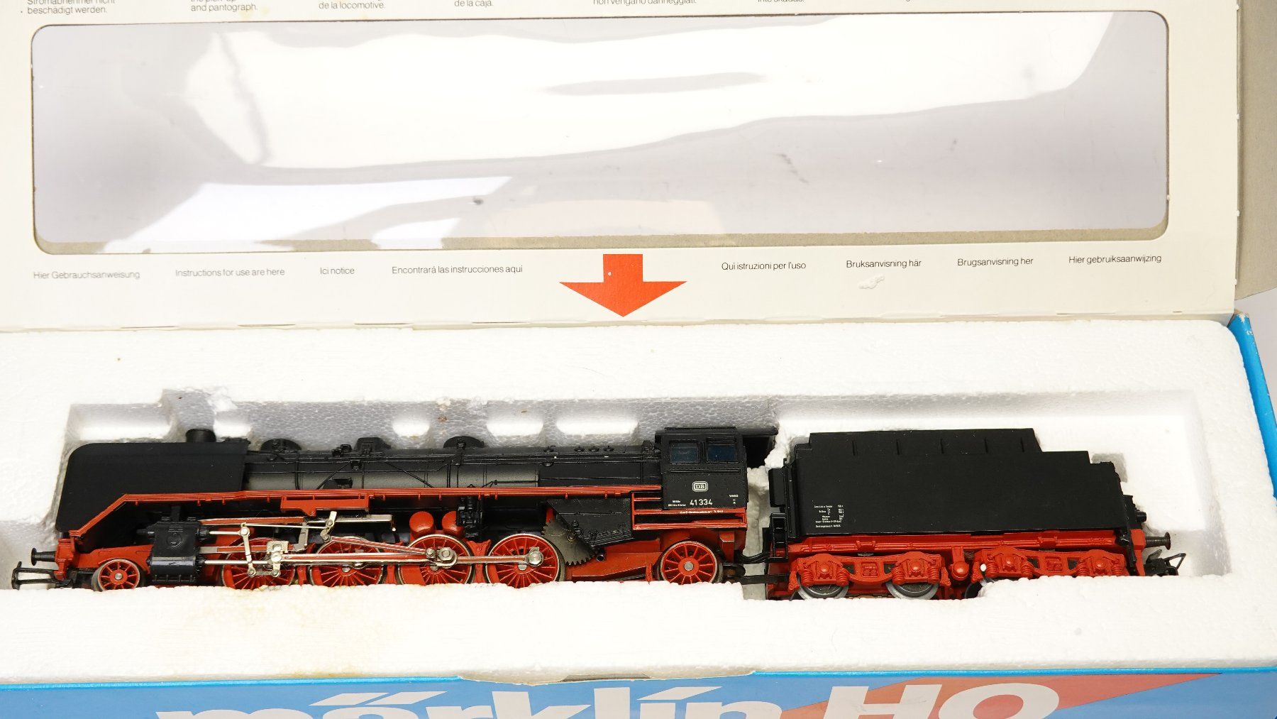 Märklin Modellini di ferrovie: e6 Märklin 3082 DB BR 41 Dampflok – Usato da Thun venduto da evinka_gmbh 7