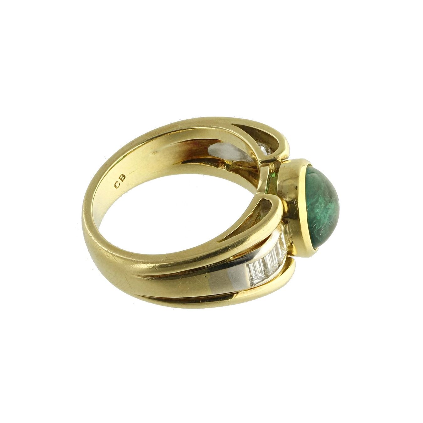 Bucherer Anelli: Smaragd Diamant Ring, Bucherer – Usato da Zürich venduto da Vintage-Jewellery 3