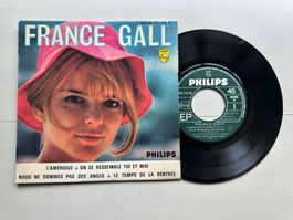 FRANCE GALL rare Single EP L'Amerique France Top Kult 60's