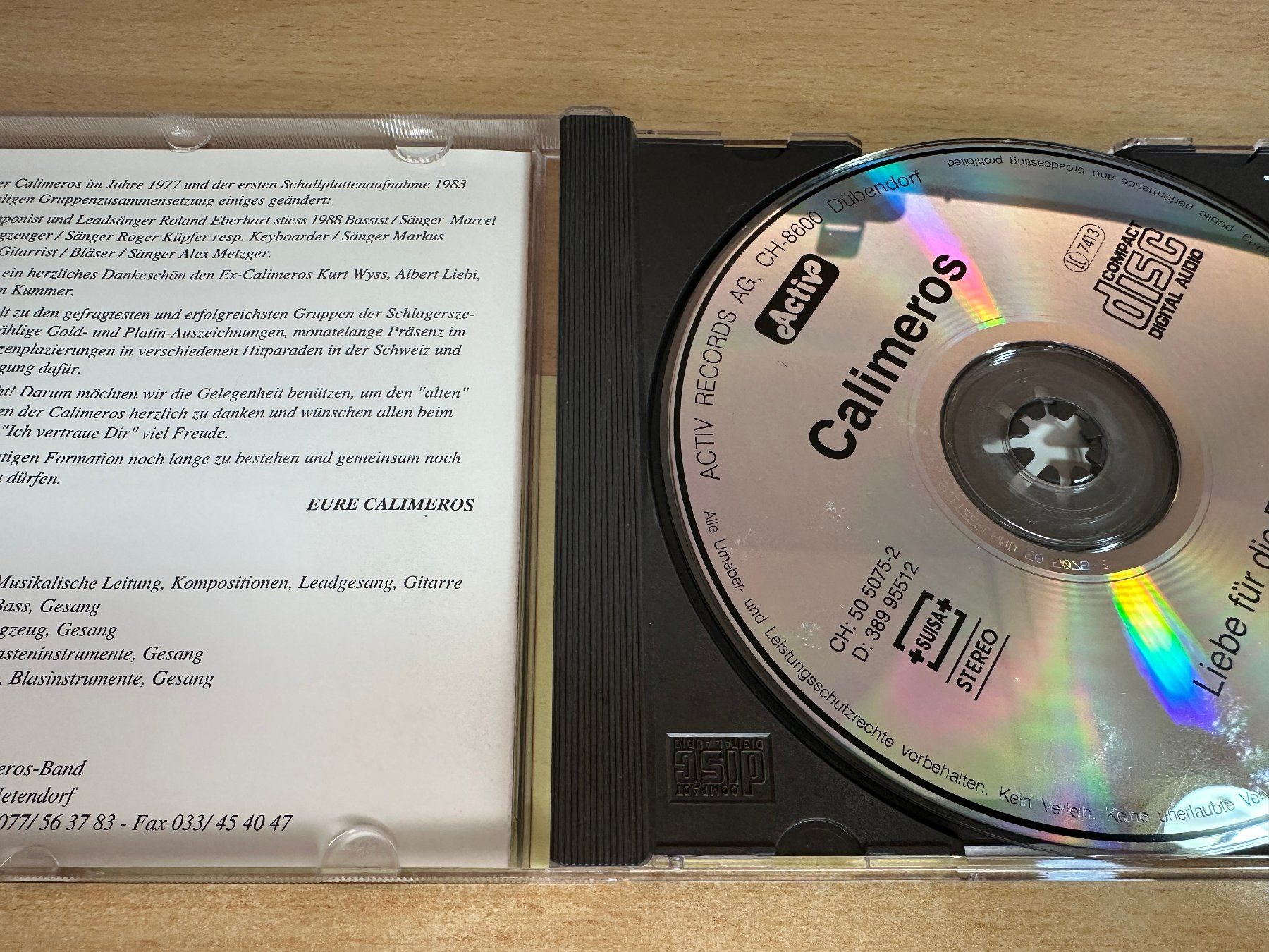 CD: P1 Calimeros – Ich Vertraue Dir – Usato da Rikon im Tösstal venduto da Alpenmutz 2