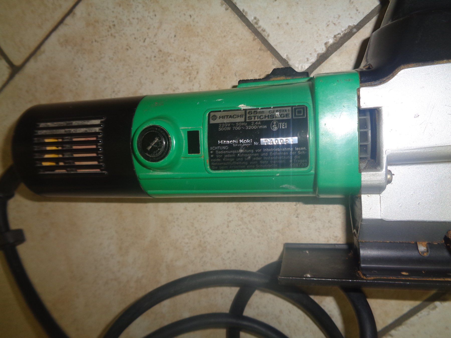 Hitachi Seghe: Stichsäge  Hitachi 65 mm – Usato da Kreuzlingen venduto da Robi-2003 7