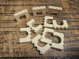 lego 6182 lot de 10 pièces Tan Arch 1 x 4 x 2