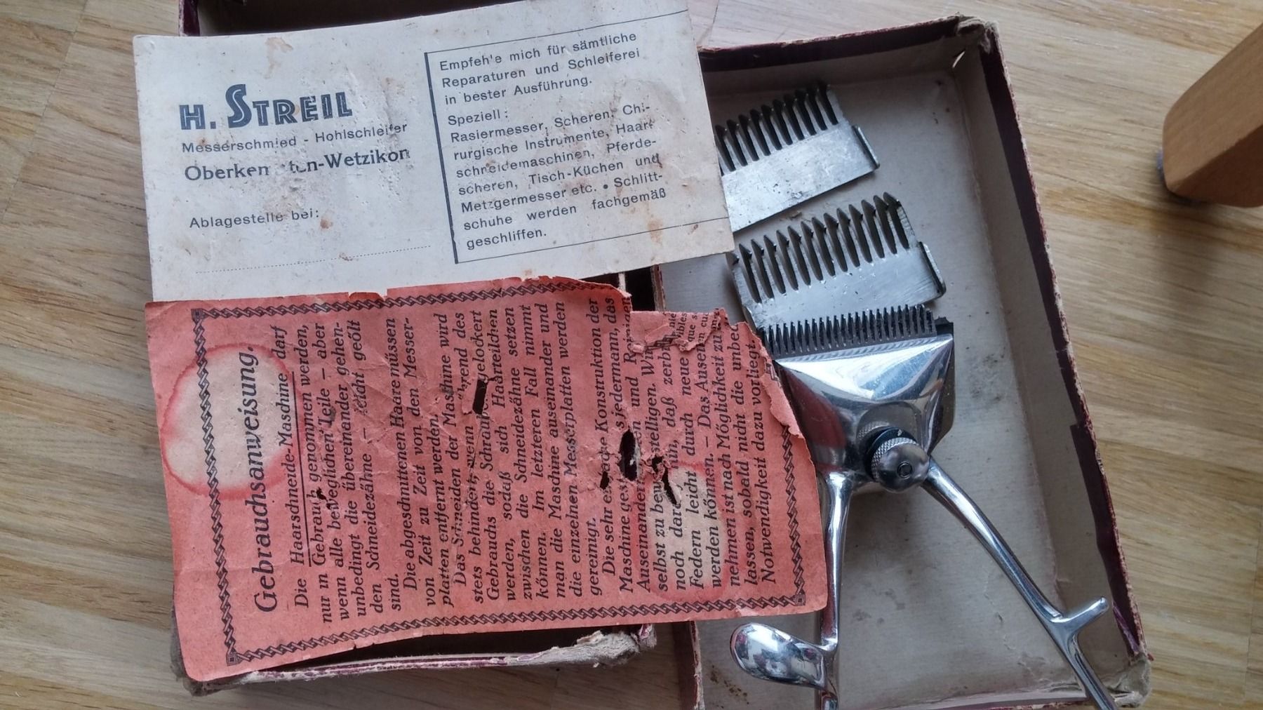Taglio: OMEGA Hand Haarschneidemaschine – Usato da Zürich venduto da sendbad 5