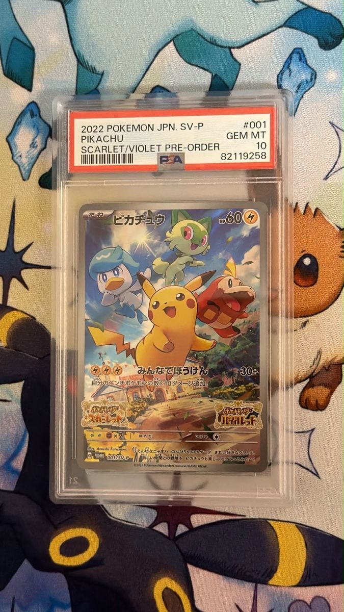 Pokémon Sammelbilder & Trading cards: Pikachu 001 PSA 10 ab 1.- – Gebraucht aus Breitenbach von jam_b886