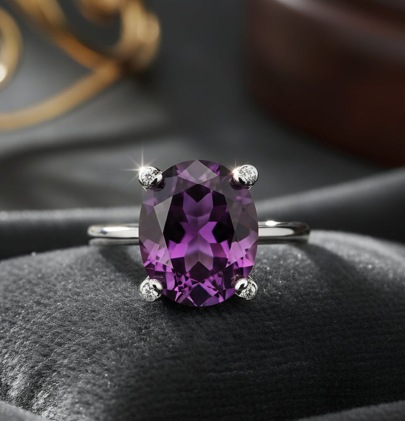 Ringe: Zeitloser Silber 925 Amethyst Ring - Neu – Neu und originalverpackt aus Uetikon am See von Coralreef 2