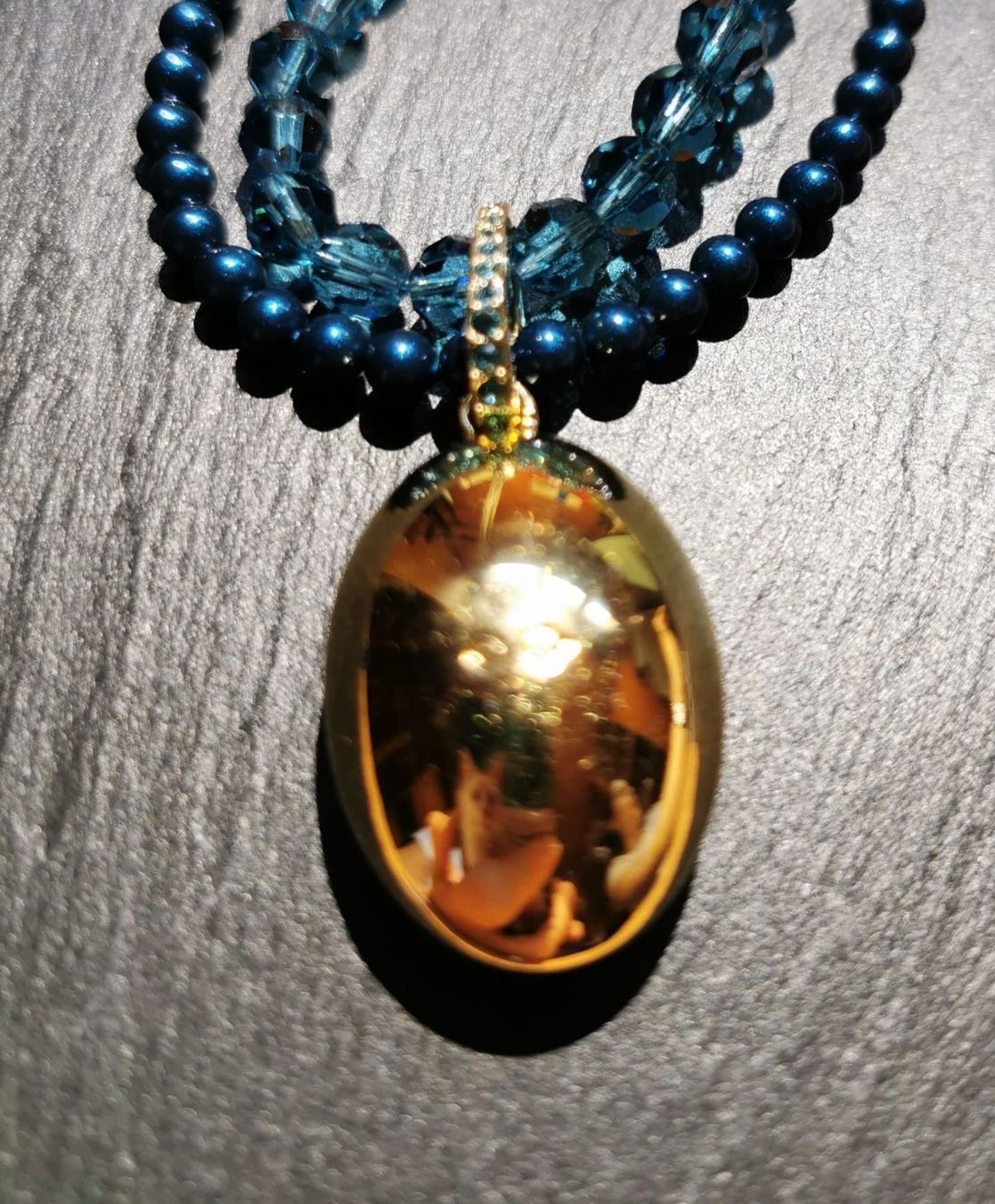 Swarovski Catenine: Collier SWAROVSKI pendentif champagne – Nuovo (secondo la descrizione) da Veyrier venduto da Leilazizou 5