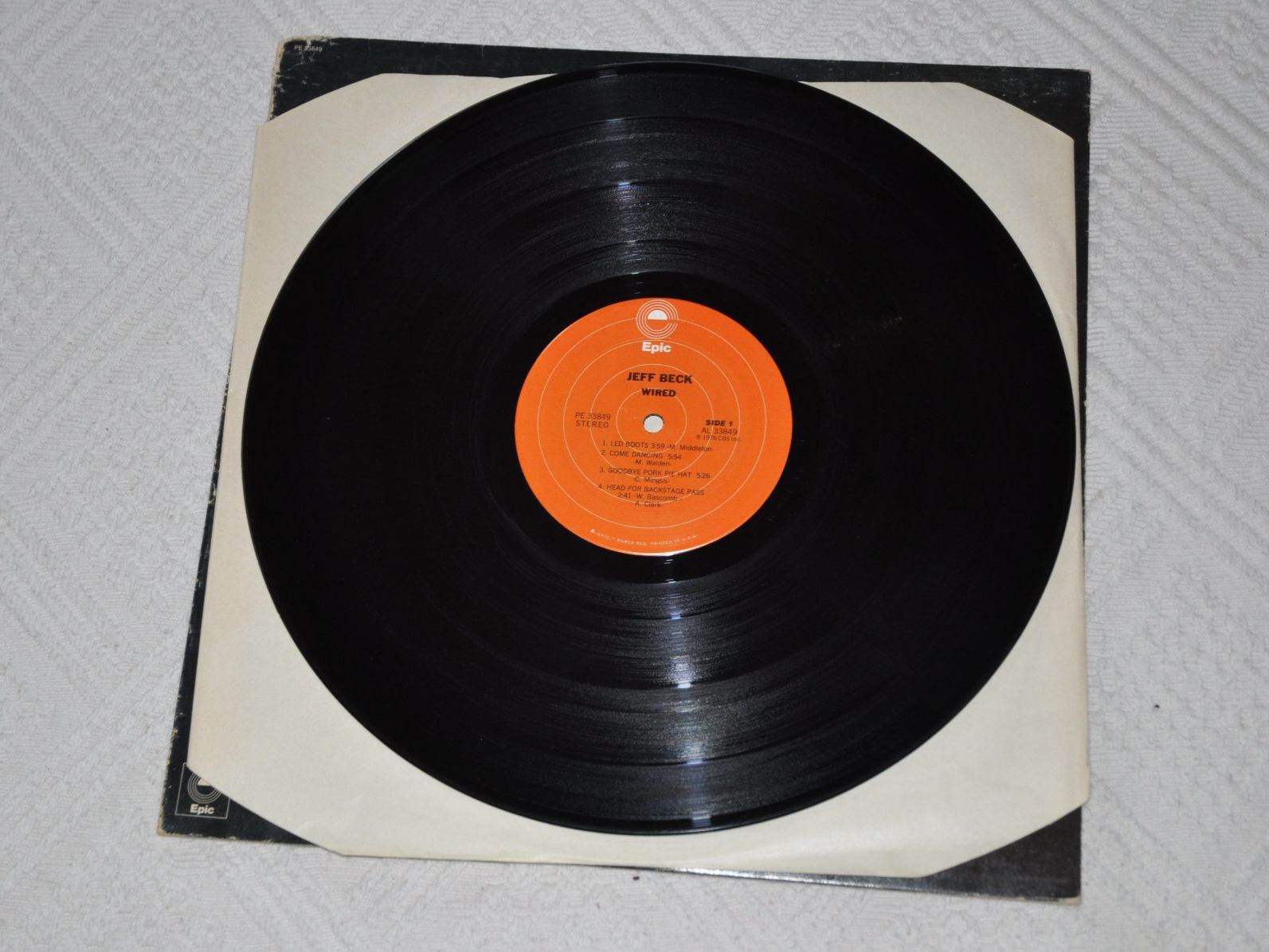 Schallplatten: LP Jeff Beck - Wired – Gebraucht aus Boll von Theodora15 3
