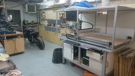Fraiseuse CNC à portique HEIZ T1400  Table Vacuum