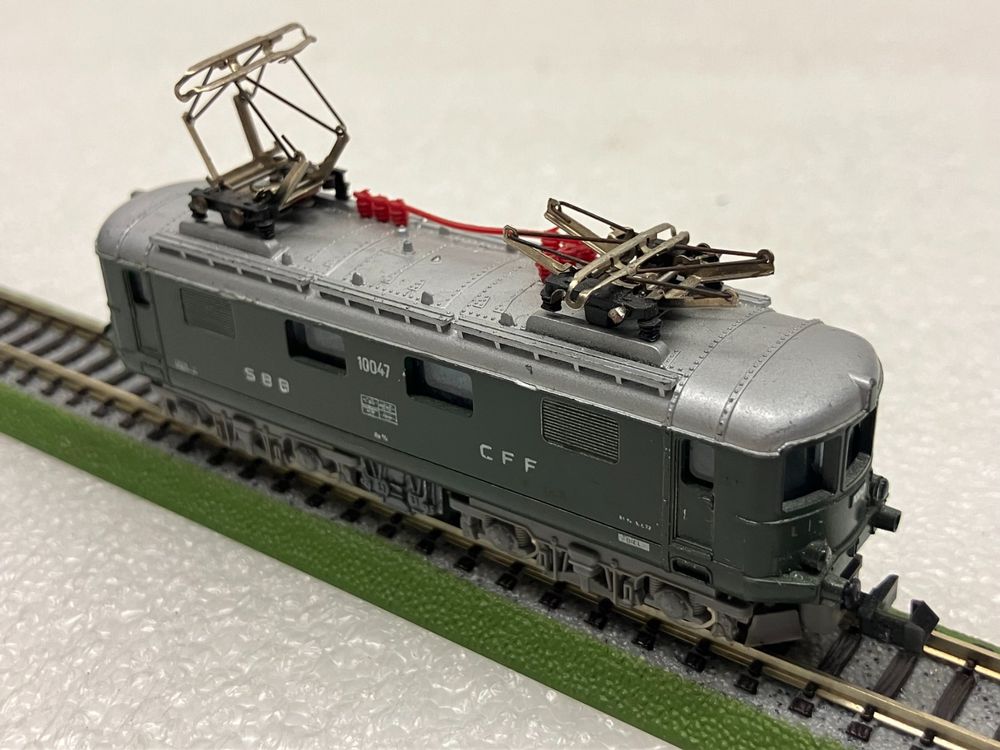 Lima Modelleisenbahnen: Lima N= Oldtimer-Lok Re 4/4I SBB 10047 HmBh Biel - grün – Gebraucht aus Thun von retoolinoo 4