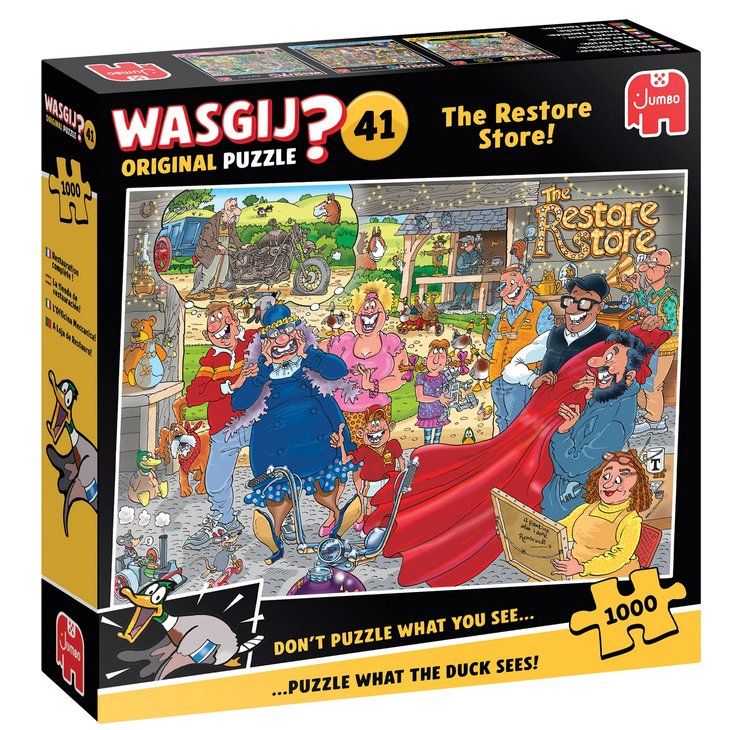 Wasgij Puzzle: Wasgji O41 The Restore Store – Nuovo e nell'imballaggio originale da Dagmersellen venduto da FBM-Bacheli