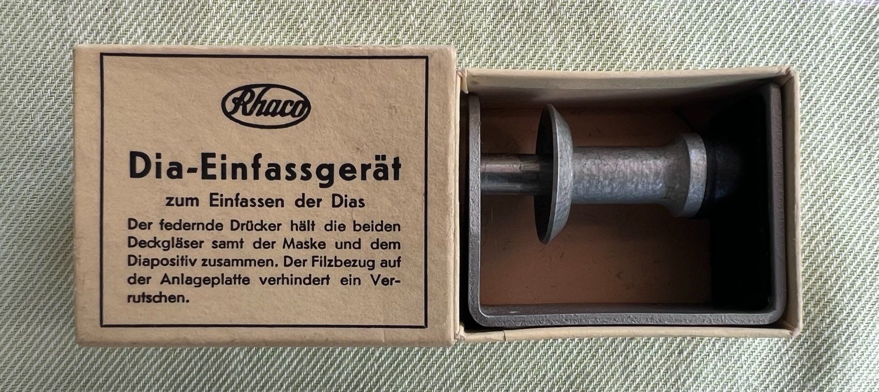 Tutte le decorazioni: Vintage Hingucker: Dia Einfassgerät oder coole Klemme – Usato da Zürich venduto da sky-blue 1