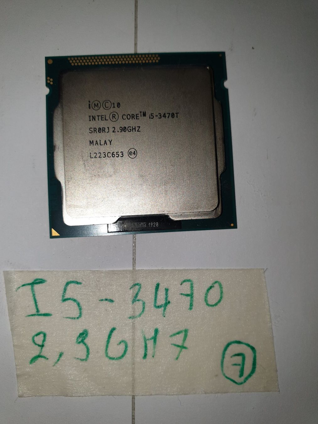 Intel Elektronikbauteile: Processeur I5-3470 / 2.9Ghz – Gebraucht aus Moudon von Amaroli7