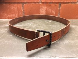 Armee Ledergurt Militär Gürtel L: 100 cm Militärgürtel Leder