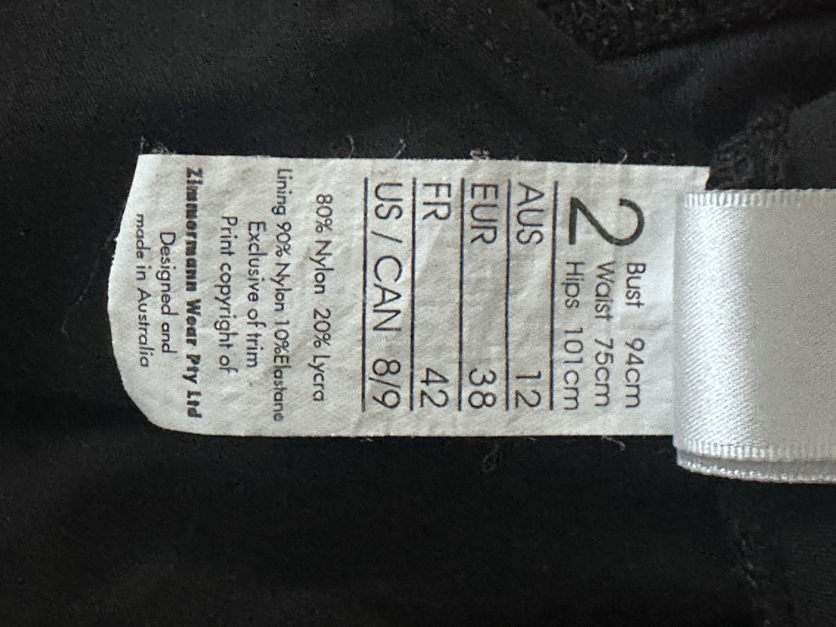Zimmermann Costumi da bagno & Bikini: Zimmermann Badeanzug  Grösse 2  – Usato da Weiach venduto da urs_dlj5 5