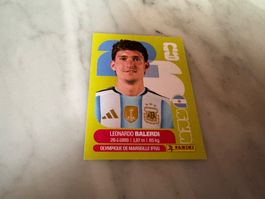 Panini Fifa Fussball WM 2026 Sticker Leonardo Balerdi ARG 7