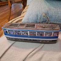 städtische Straßenbahn Zuri Blechspielzeug Vintage, 