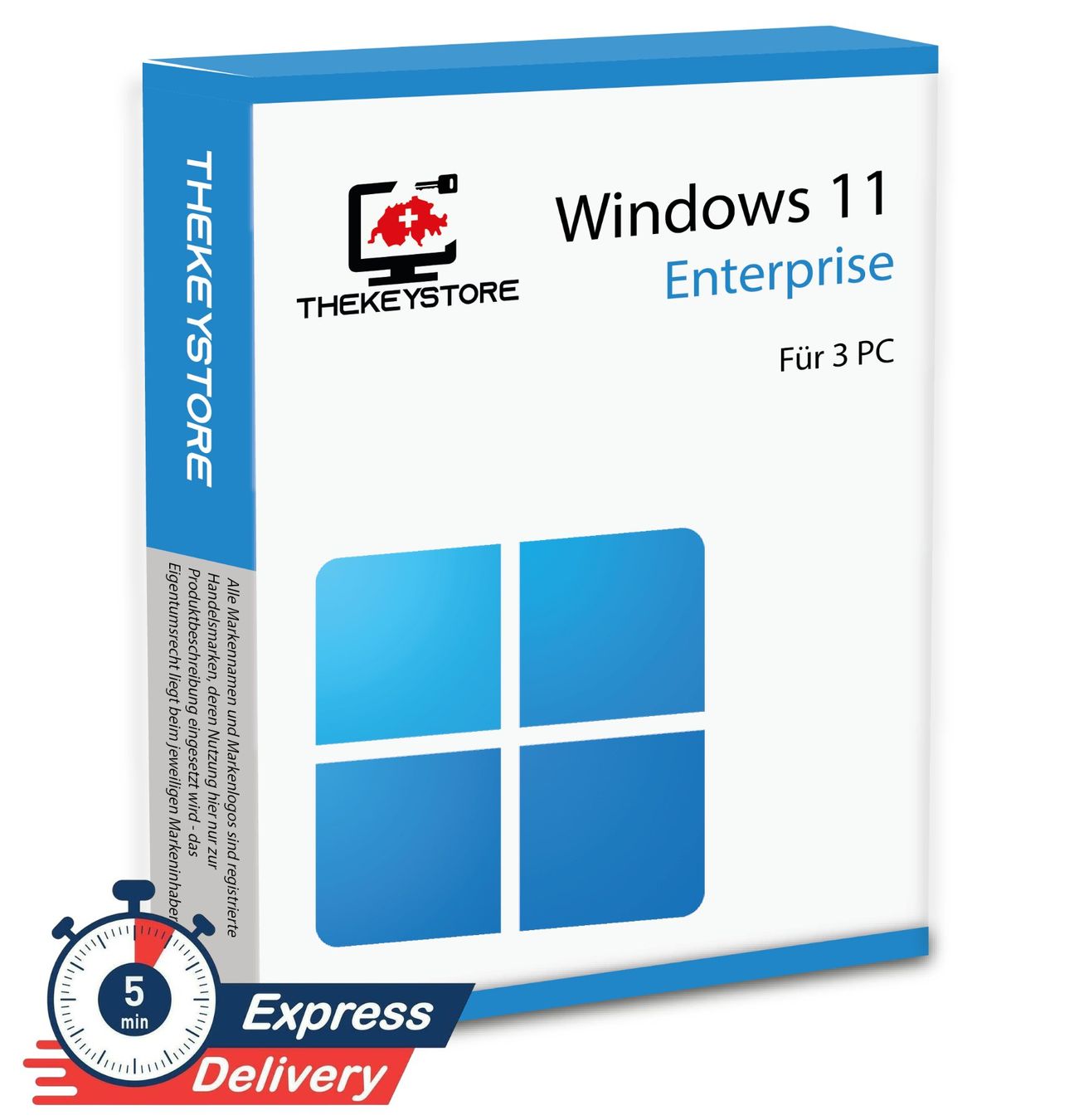 Microsoft Software: Microsoft Windows 11 Enterprise - Für 3 PC – Usato da Luzern venduto da TheKeyStoreSchweiz