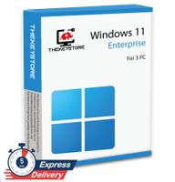 Microsoft Windows 11 Enterprise - Für 3 PC