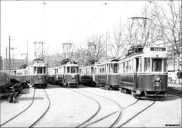 Bern // Trams Tramparade Wankdorfstadion 1973