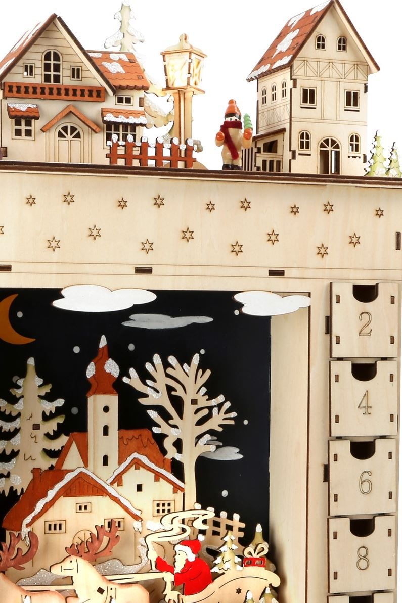 Calendari: Adventskalender / Weihnachtskalender Wintertraum mit Licht – Nuovo e nell'imballaggio originale da Wettingen venduto da Swala 3