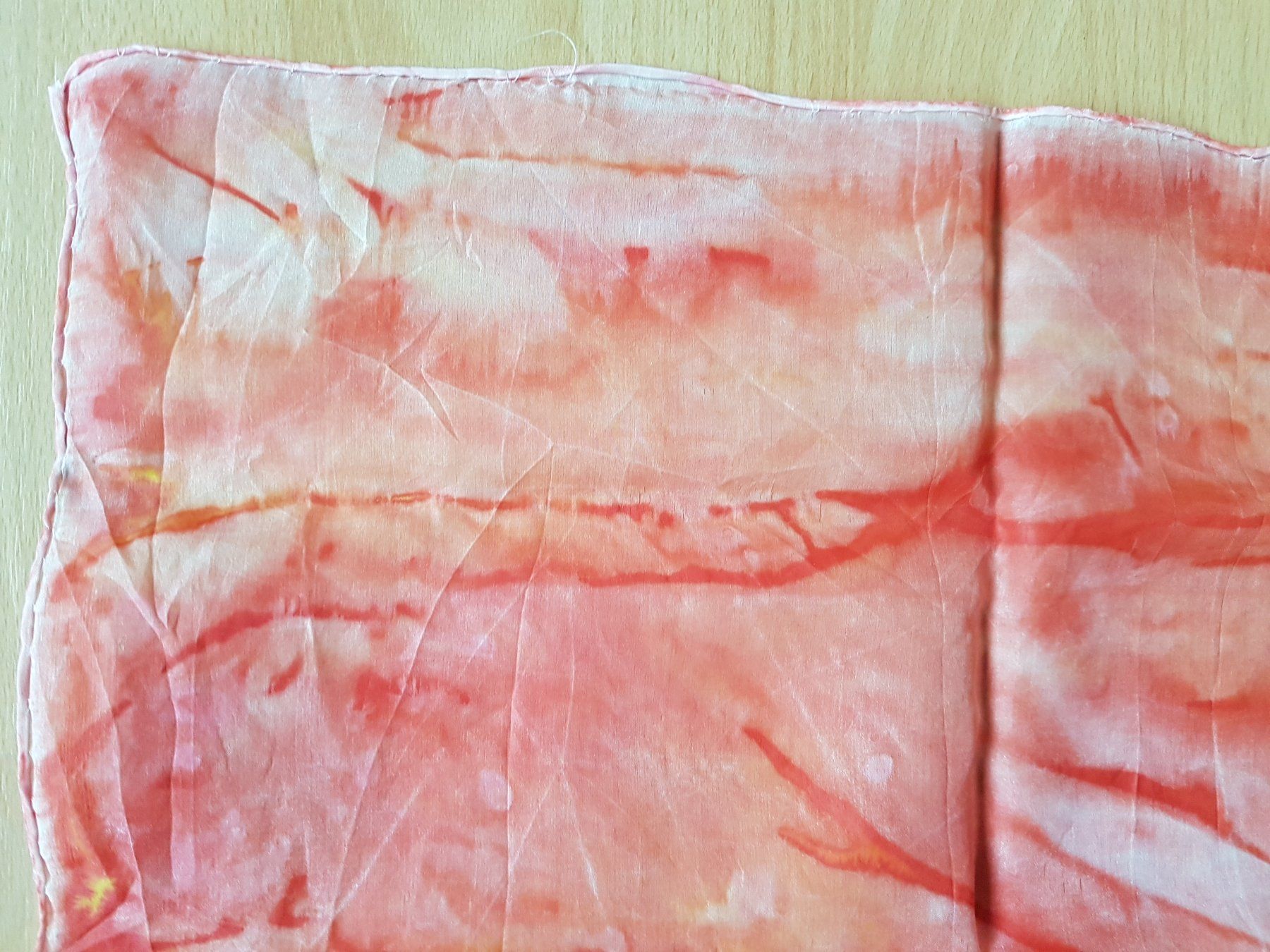 Foulard & Sciarpe: LEICHTER SEIDENSCHAL / HANDARBEIT EINGEFÄRBT – Usato da Sax venduto da spazieren 3