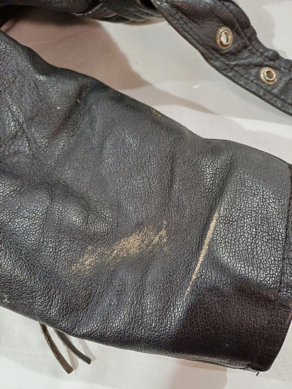 Autografi: Vintage Lederjacke Am-Tex mit Autogramm SAVATAGE – Usato da Luzern venduto da IG_Arbeit 8