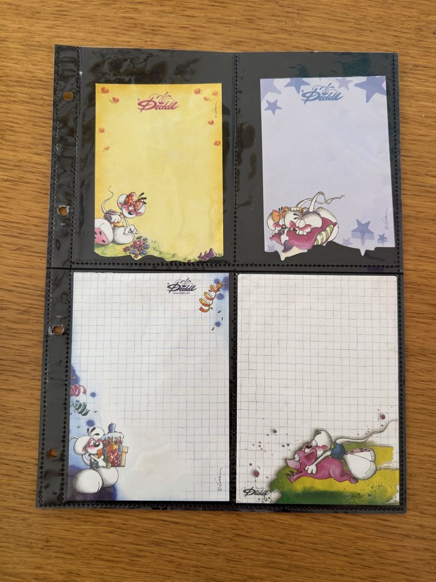 Carta: Diddl Briefpapier Set 4 Blätter – Usato da Buchs SG venduto da mei_6dnn