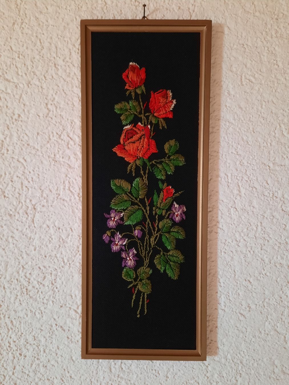 Poster & Bilder: gesticktes Bild Rose – Gebraucht aus Nottwil von mar_jqm7