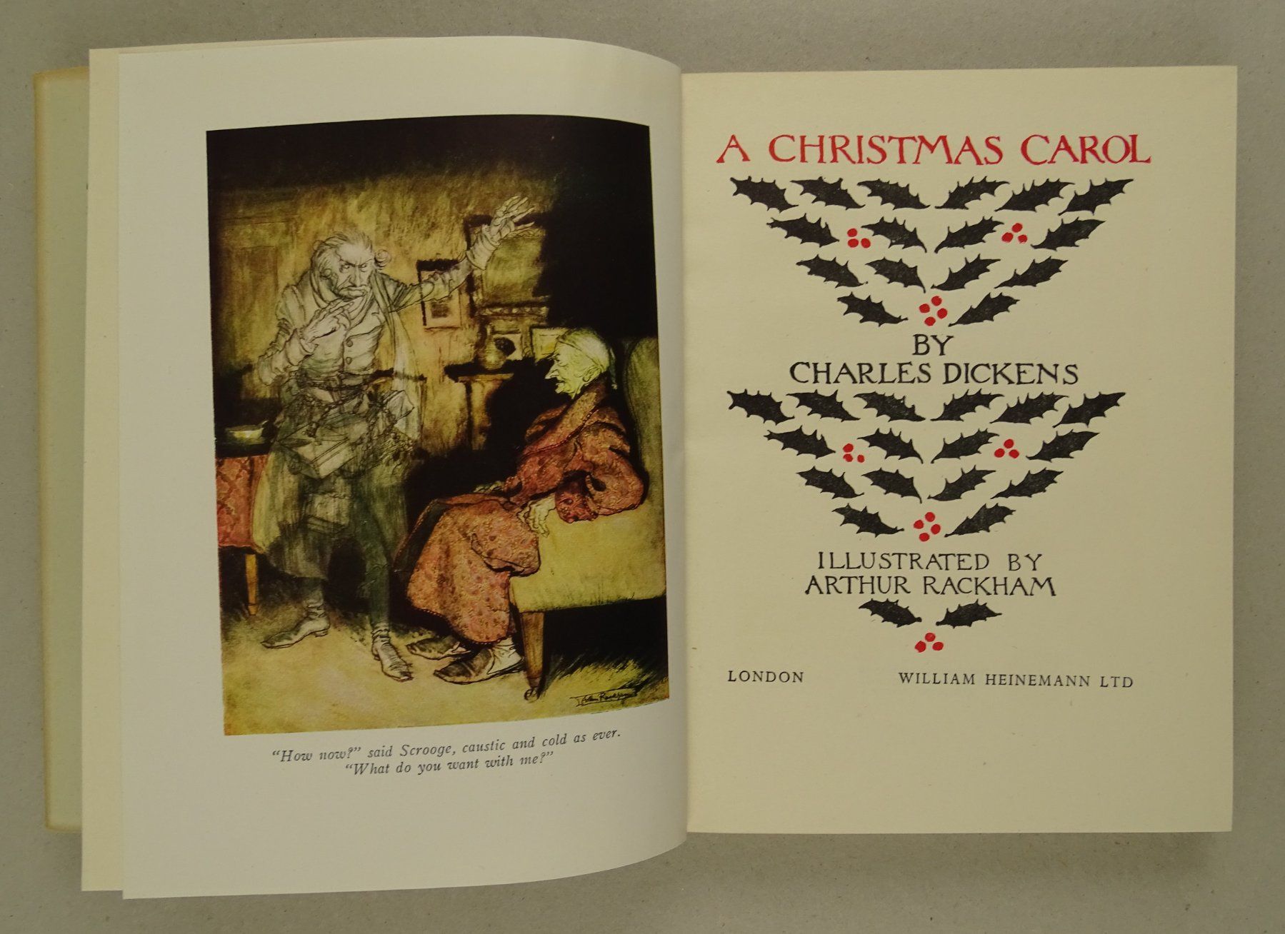 Libri: A CHRISTMAS CAROL ILLUSTRATED BY ARTHUR RACKHAM – Usato da Grüningen venduto da Kartensammler 1