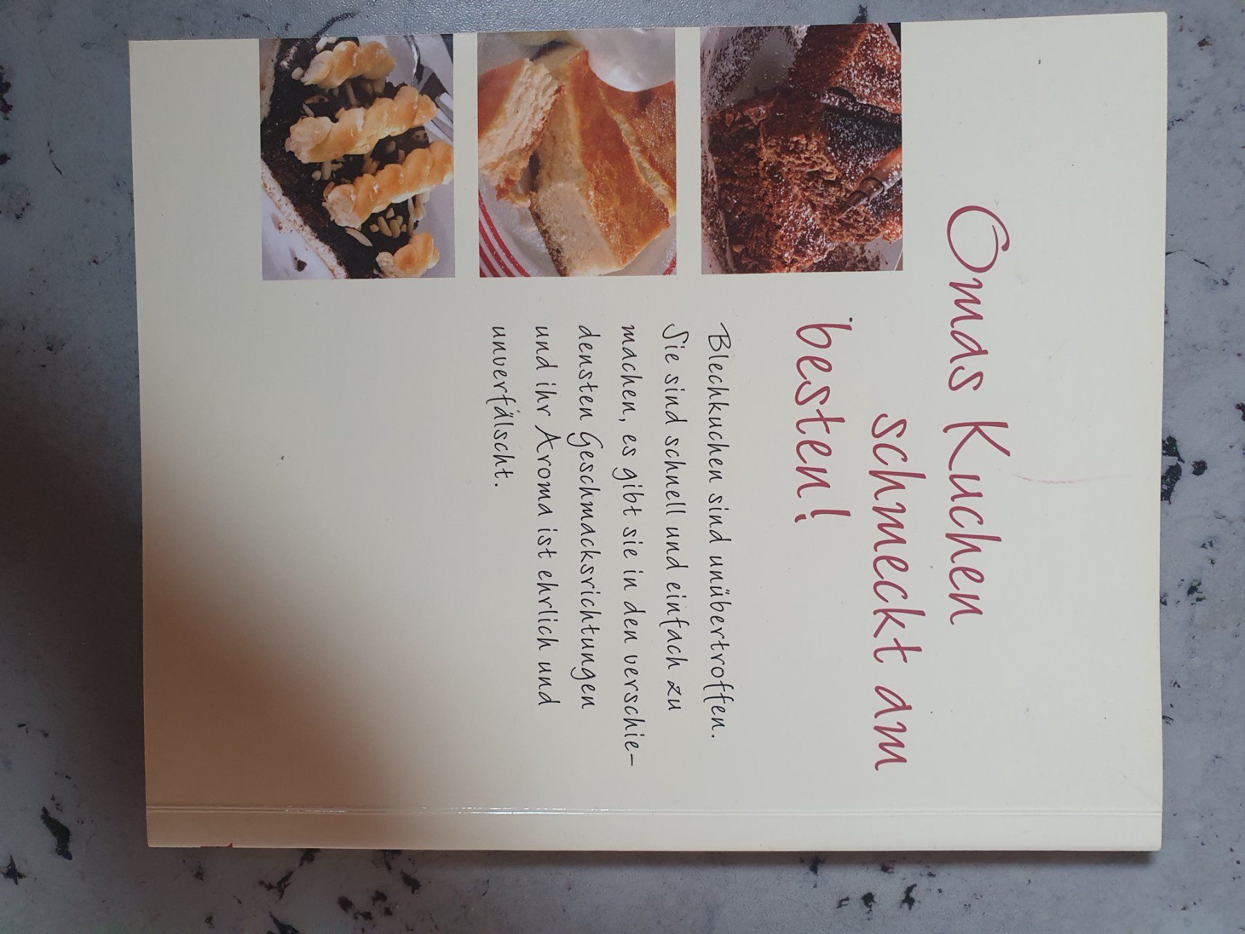 Libri: Blechkuchen Rezeptebuch – Usato da Moosseedorf venduto da Sonnenschein.. 1