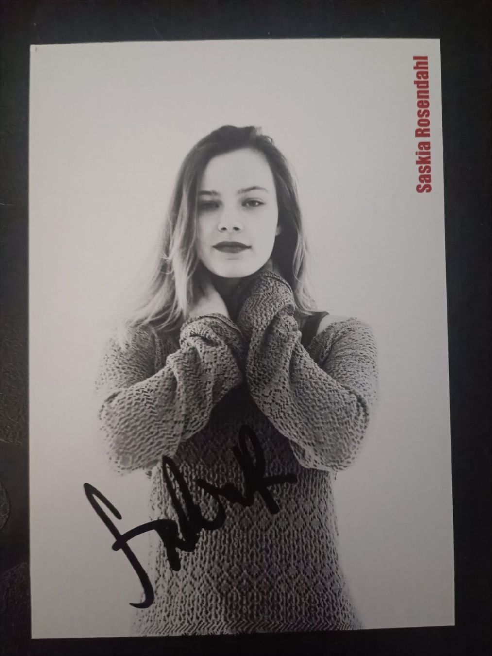 Autografi: Saskia Rosendahl - handsigniert – Usato da Menziken venduto da Artographs