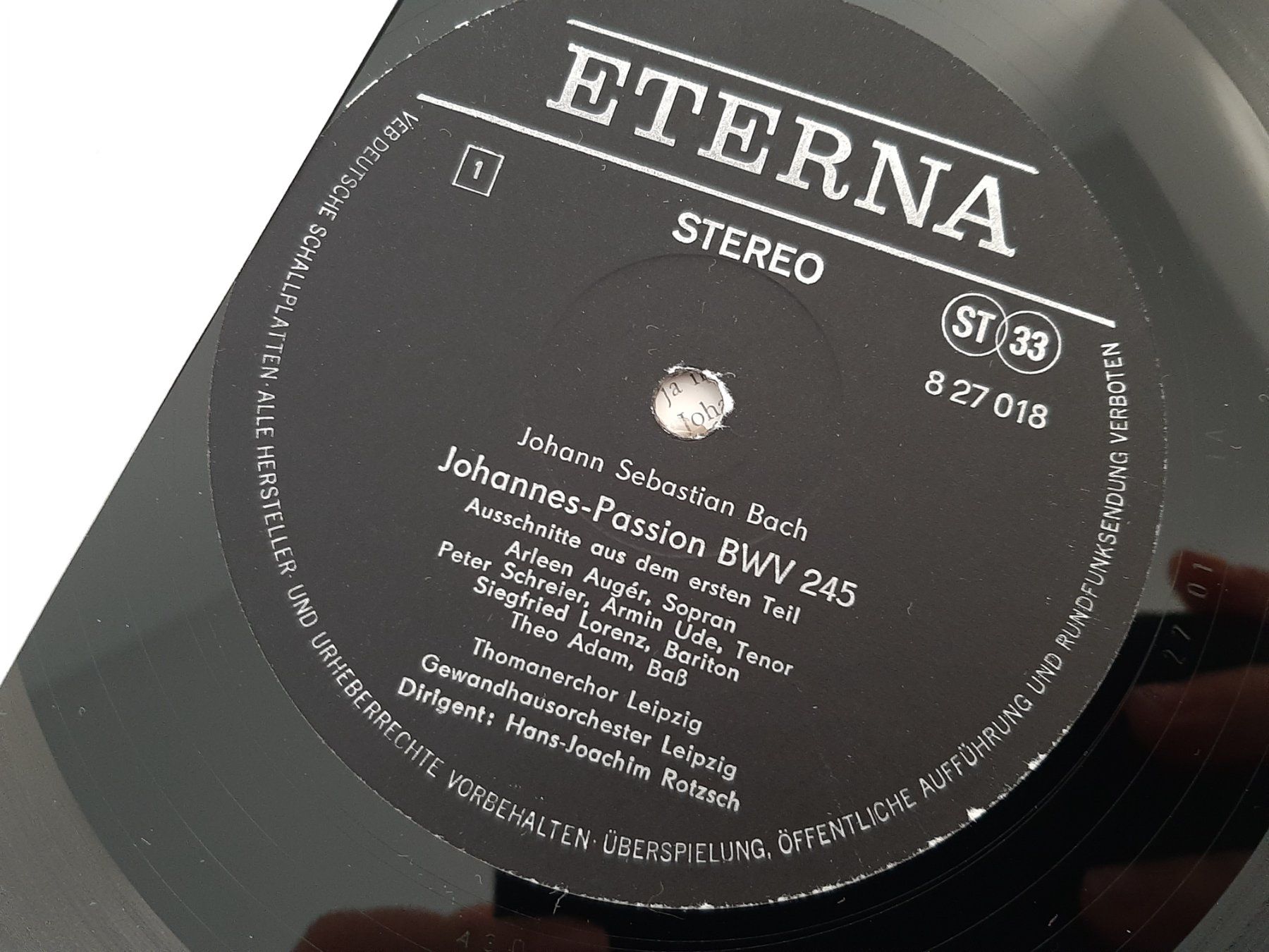 Dischi in vinile: Bach Johannes-Passion Schallplatte – Usato da Aarburg venduto da NDK 4