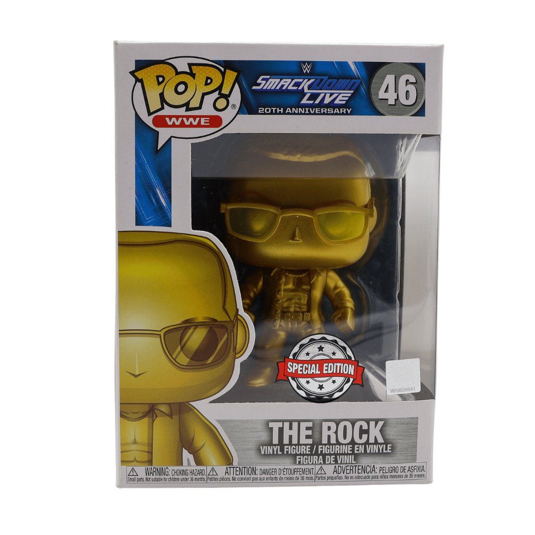 Funko Statuette: The Rock #46 Funko POP WWE – Nuovo e nell'imballaggio originale da Paudex venduto da dindeboy