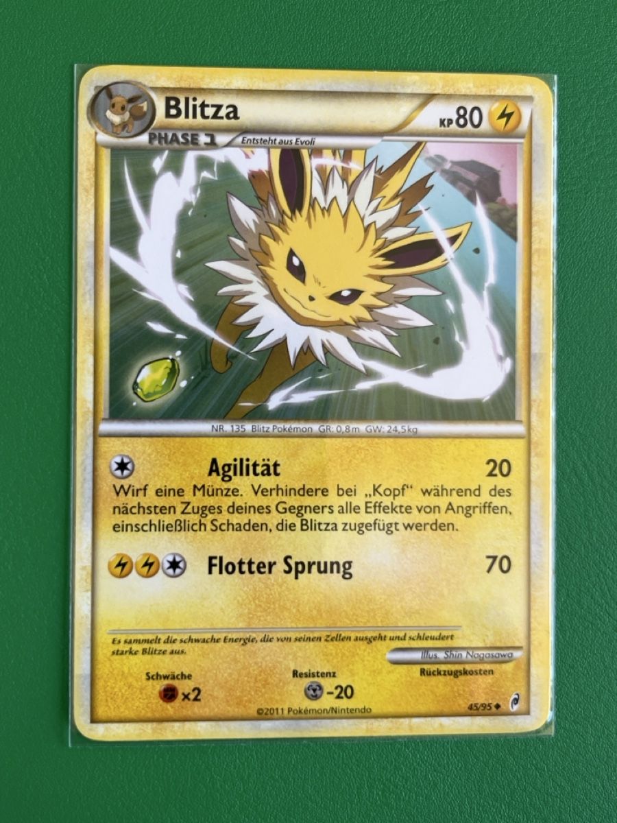 Pokémon Sammelbilder & Trading cards: Pokemon Blitza Jolteon CL 45 DE Ruf der Legenden – Neu (gemäss Beschreibung) aus Lommiswil von diti_89