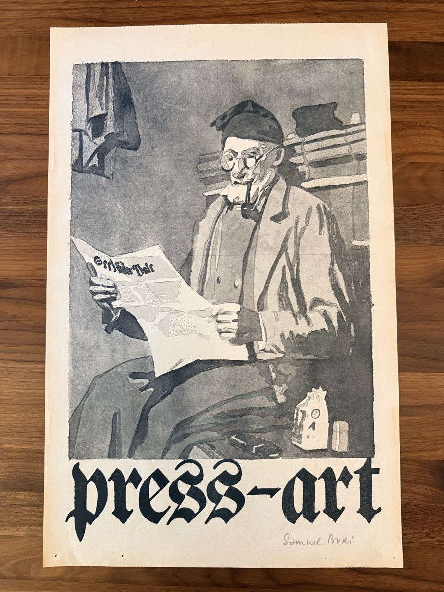 Arts picturaux & lithographies: Samuel Buri - Offsetdruck handsigniert – D'occasion à Solothurn par NUVICO