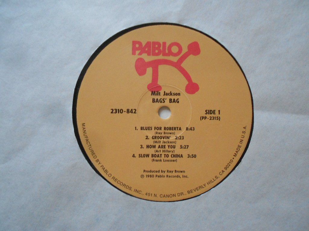 Dischi in vinile: MILT JACKSON  -  BAGS' BAG – Usato da Bex venduto da Giorgiob 3