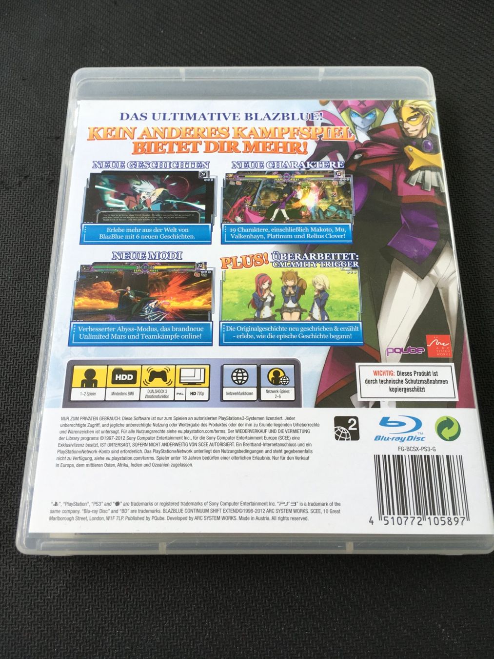 Sony Giochi: Blazblue Continiuum Shift Extend - Playstation 3 / PS3 – Usato da St.Gallen venduto da Punktchen01 1