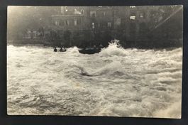 PONTONIER UNGLÜCKSFALL IN SCHAFFHAUSEN 02.JULI 1920