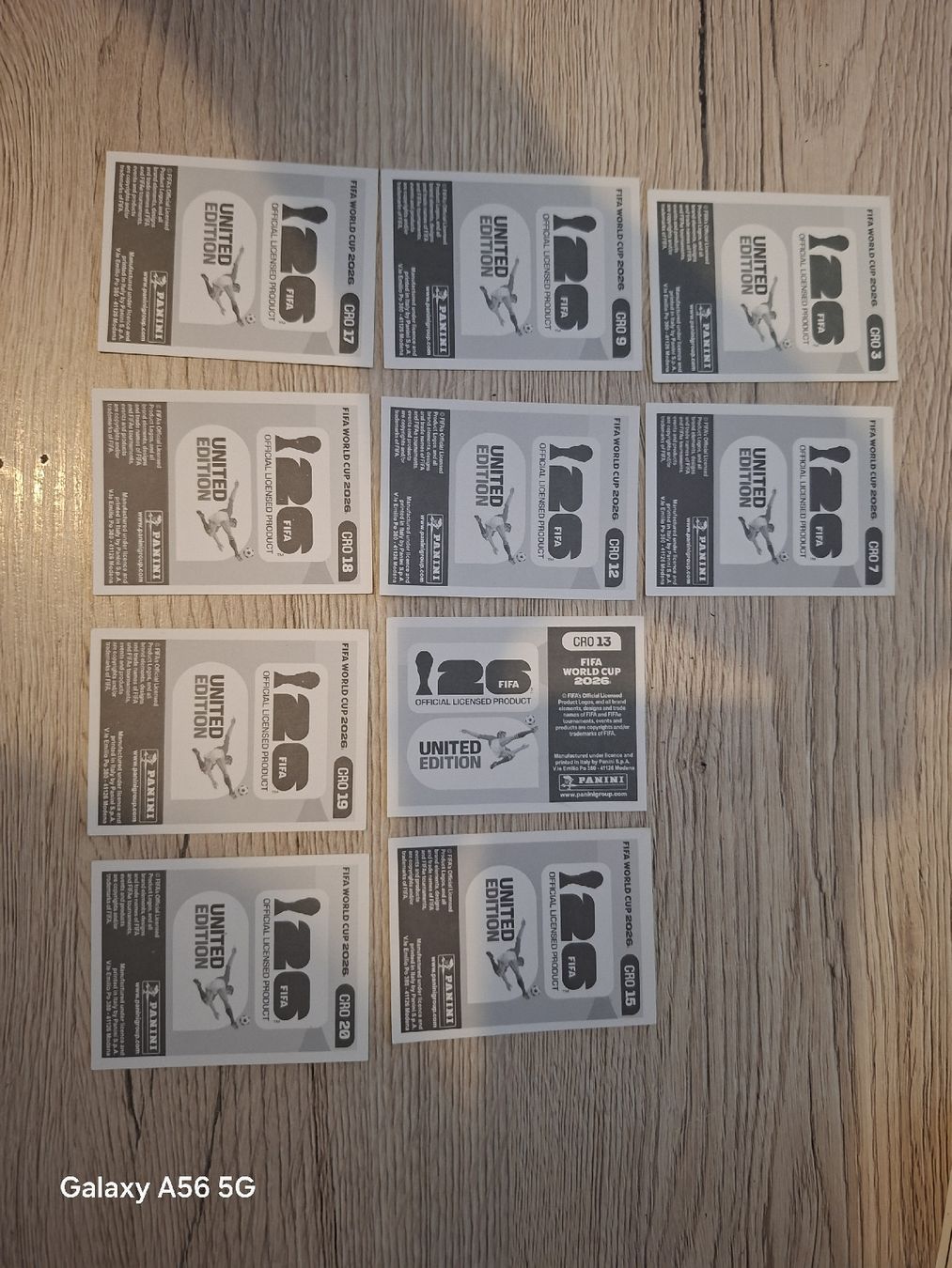 Panini Sammelbilder & Trading cards: panini cro – Neu und originalverpackt aus Vionnaz von NMNB