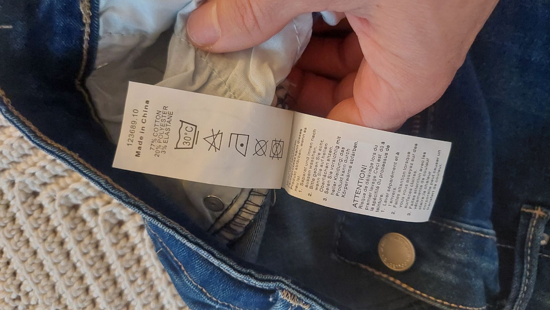 Jeans: Denim Jeans 3/4 Länge.Neu in gr.38 – Neu (gemäss Beschreibung) aus Basel von O-MEGA 5