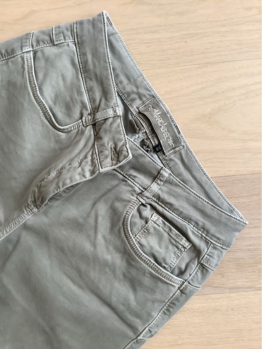 Jeans: Sommerjeans, Marc Aurel, grün, Gr. 38 – Nuovo (secondo la descrizione) da Cham venduto da capalari 1