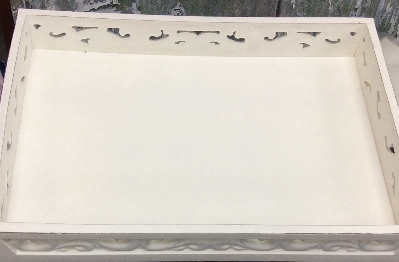 Tablet PC: Shabby - Holztablett romantisch – Nuovo (secondo la descrizione) da Kesswil venduto da Nicole220870