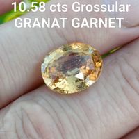 10.58 cts Grossular GRANAT GARNET Edelstein Gold - Gelb