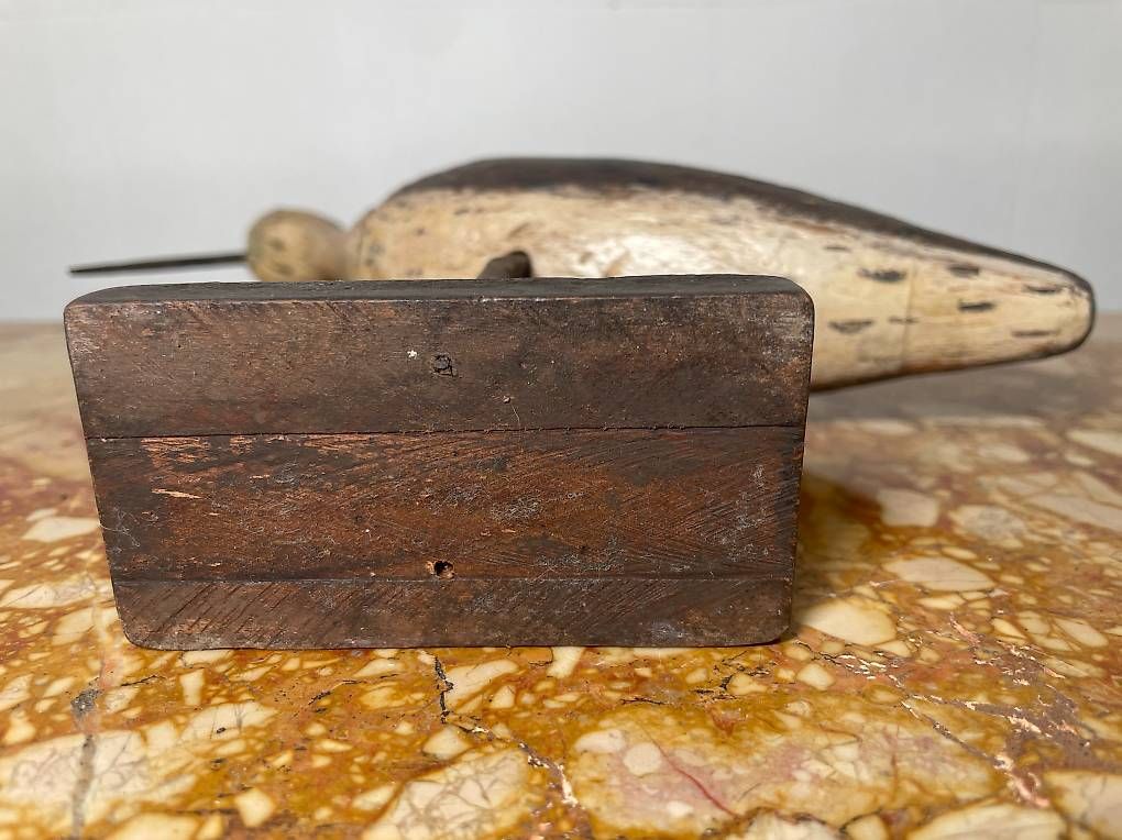 Tutte le decorazioni: Lockvogel aus Holz, mit weissem Kopf – Usato da Nidau venduto da Nintschgu 3
