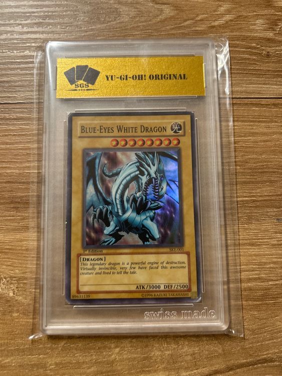 BlueEyes White Dragon 1.Edition Blauäugiger Weisser Drache Kaufen auf Ricardo