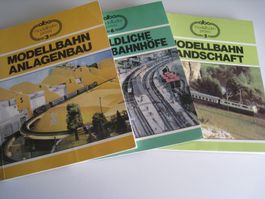 Alba Modellbahn-Praxis, 3 Büchlein, Nummer 3,5,6