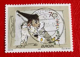 Nr.1051 mit Stempelt Pierrot spielt mit dem Faden Europamark